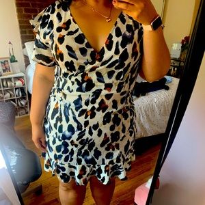 Leopard print dress